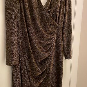 DKNY gold sparkle dress